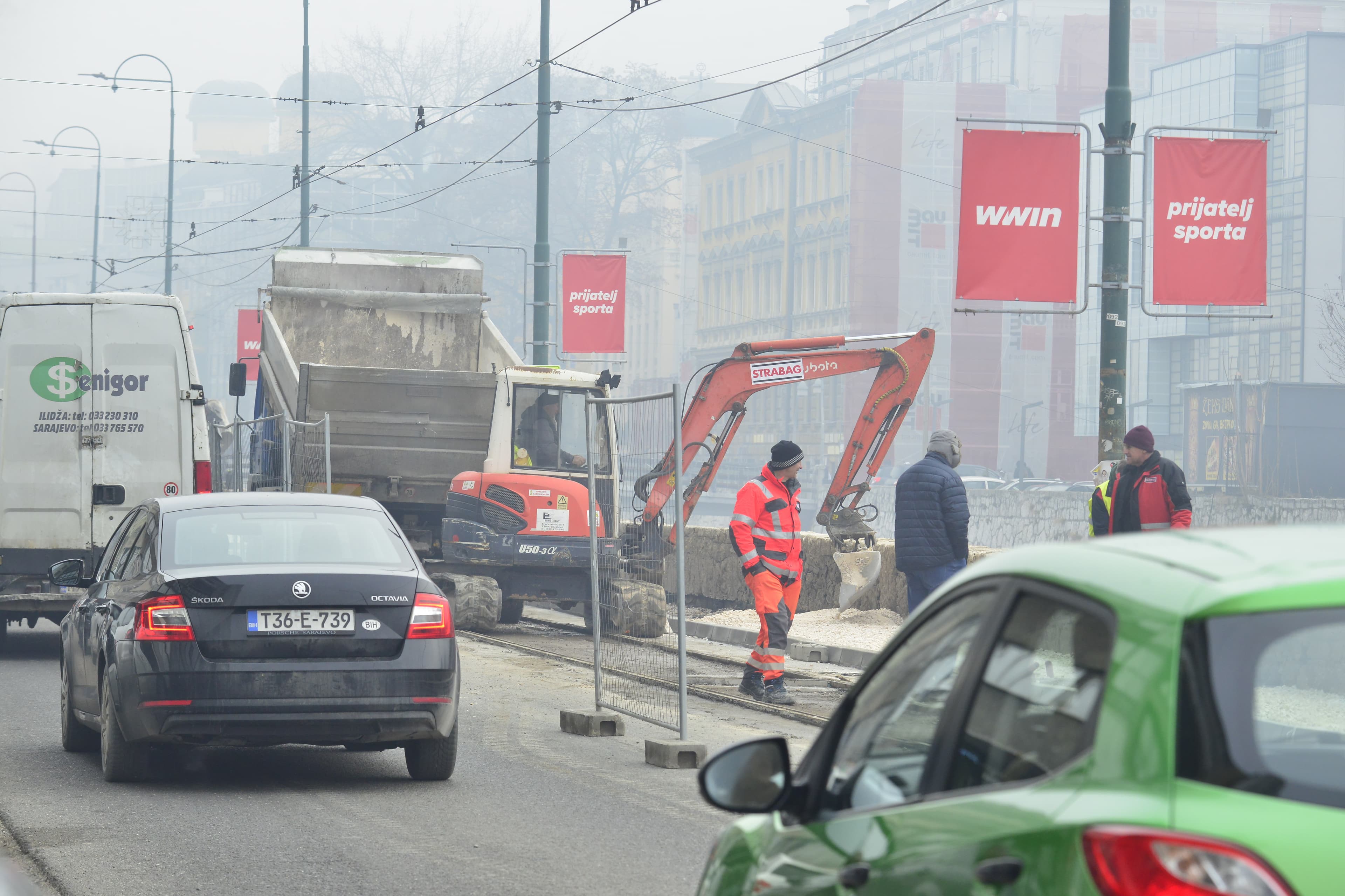 Radovi na tramvajskoj pruzi