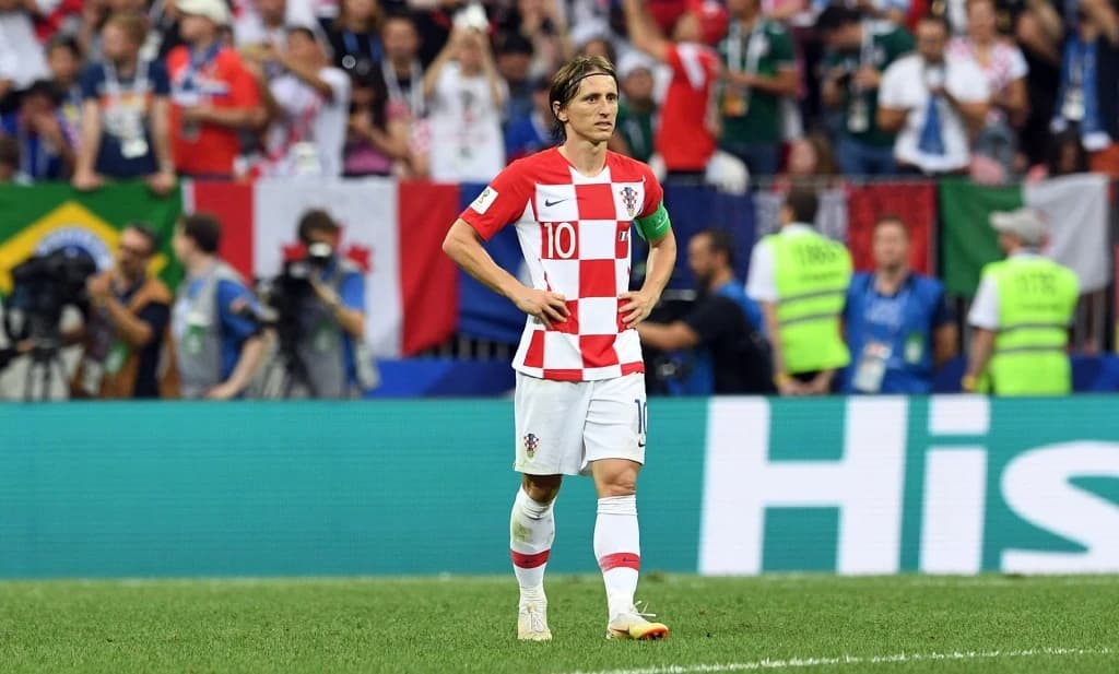 Luka Modrić u finalu Svjetskog prvenstva 2018. godine