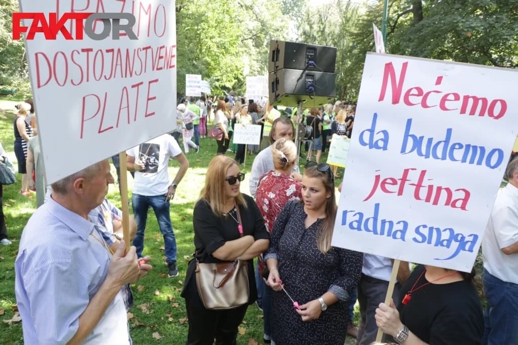 prosvjetari, protest