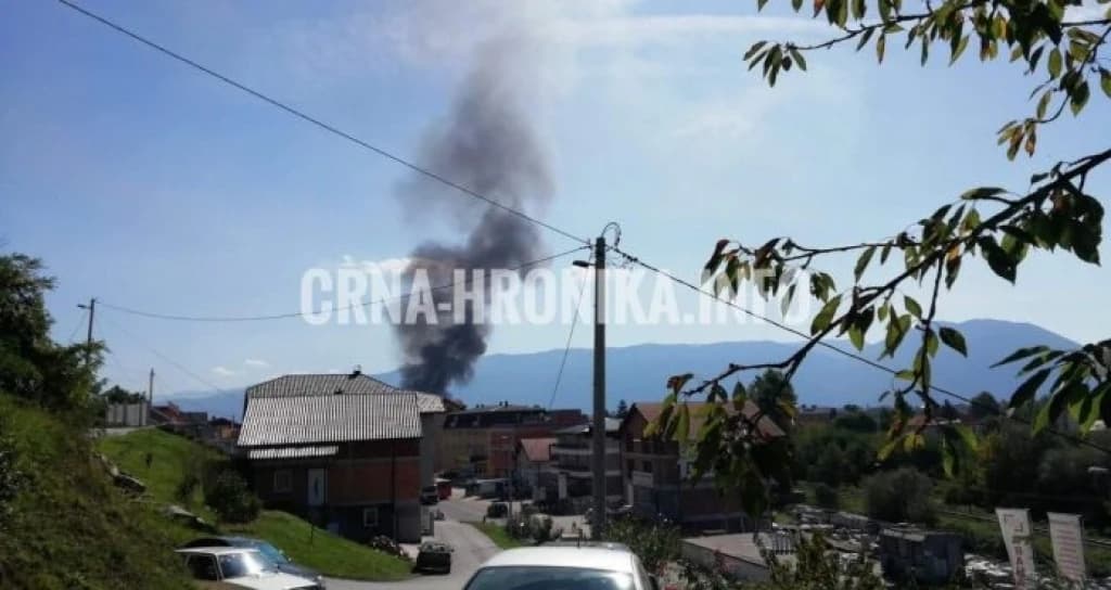 Požar u kasarni u Rajlovcu