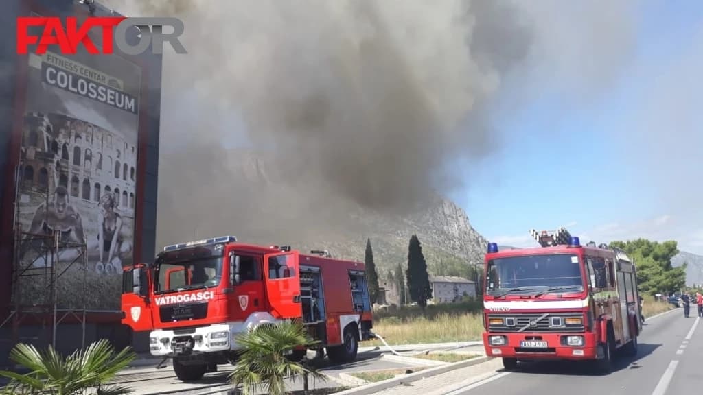Veliki požar u Mostaru, gore prostorije "Borse"