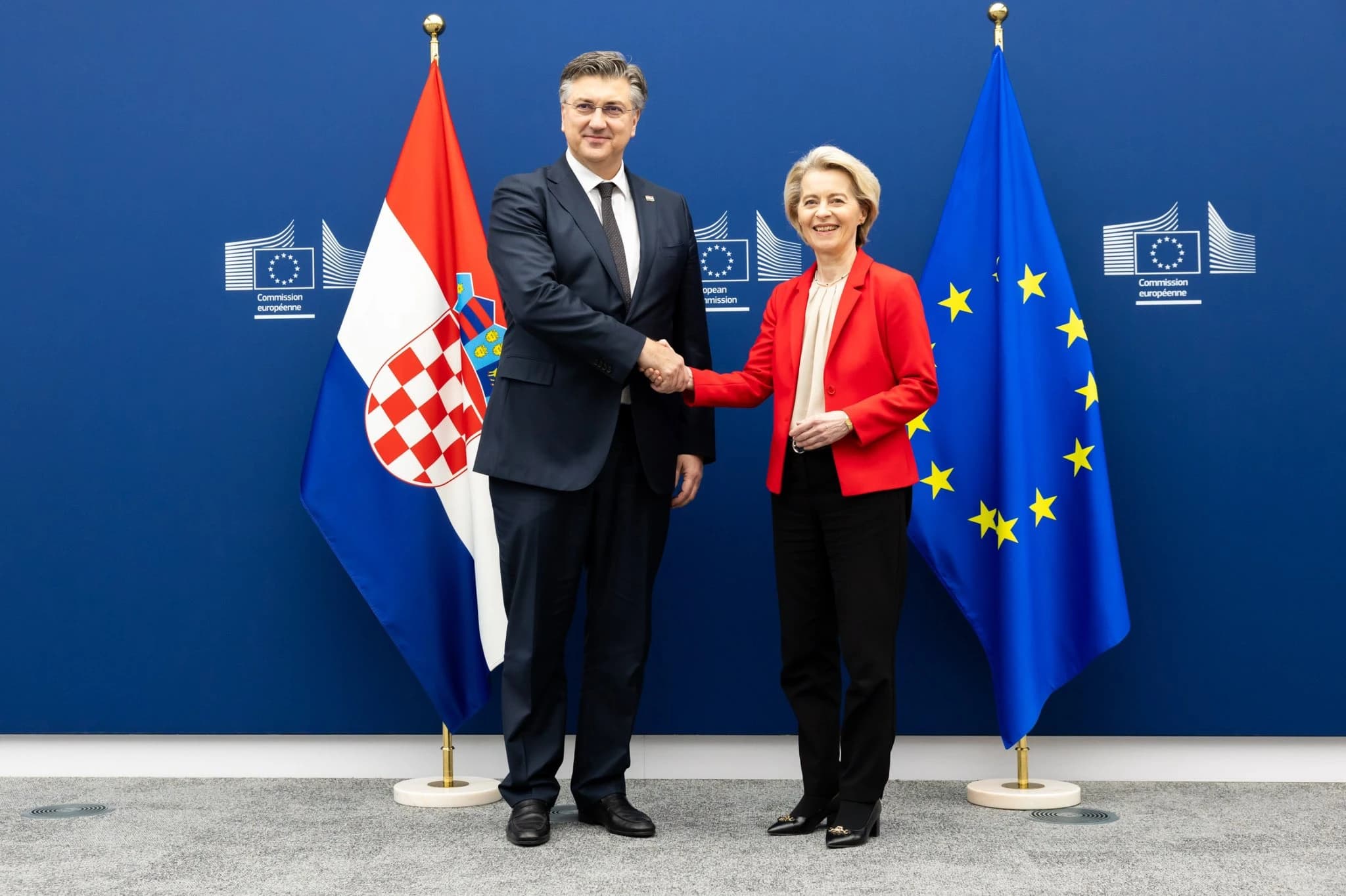 Andrej Plenković i Ursula von der Leyen