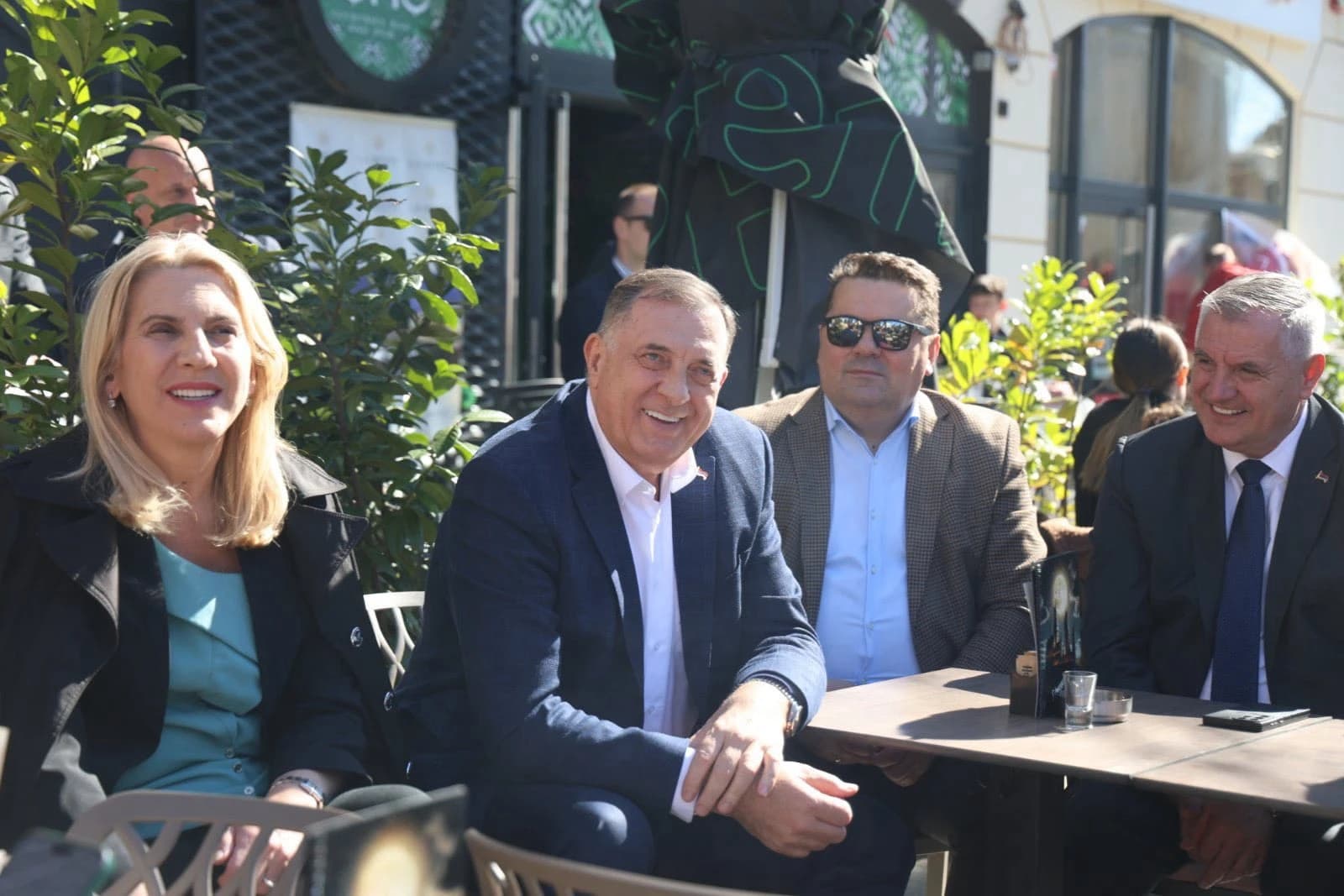 Željka Cvijanović, Milorad Dodik, Nenad Stevandić i Radovan Višković