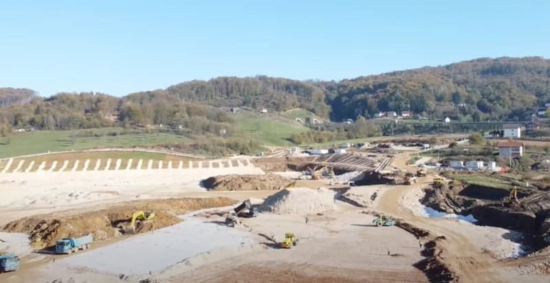 Gradilište budućeg distributivnog centra Lidla u Lepenici