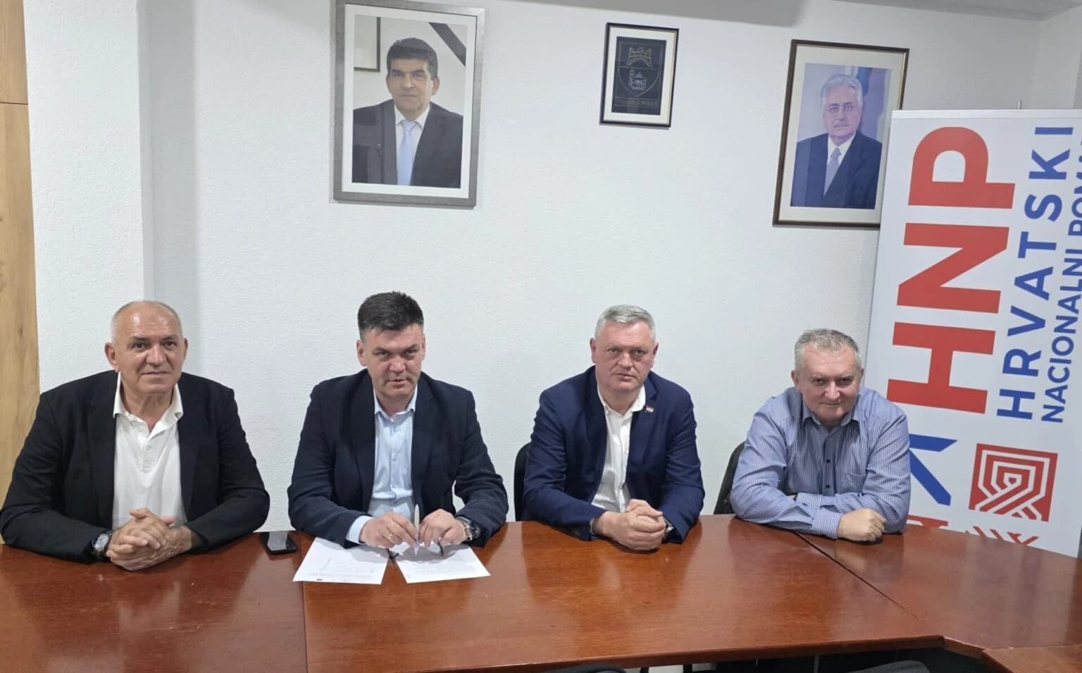 Predstavnici HDZ-a 1990, HNP-a, HSS-a i HDS-a
