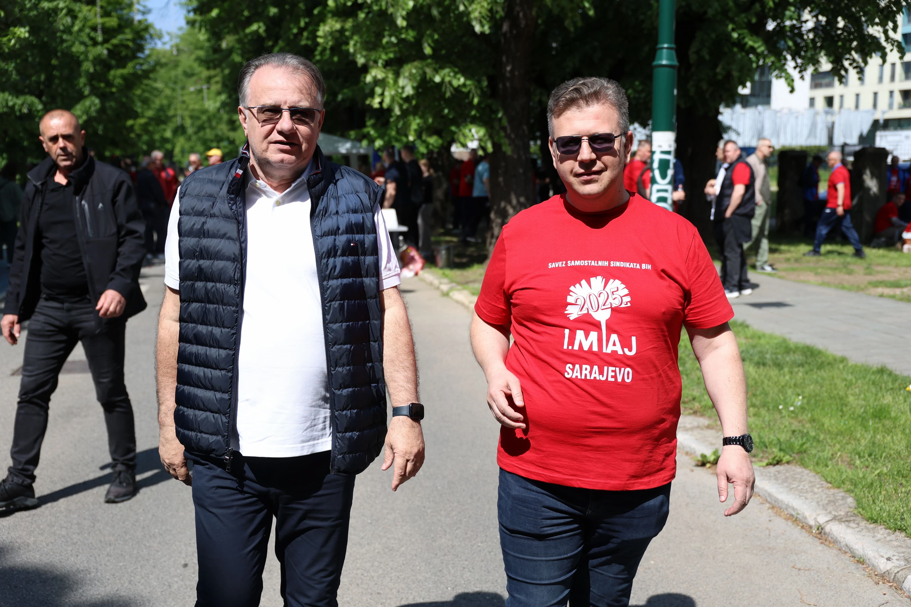 Nikšić i Šatorović u Vilsonovom šetalištu