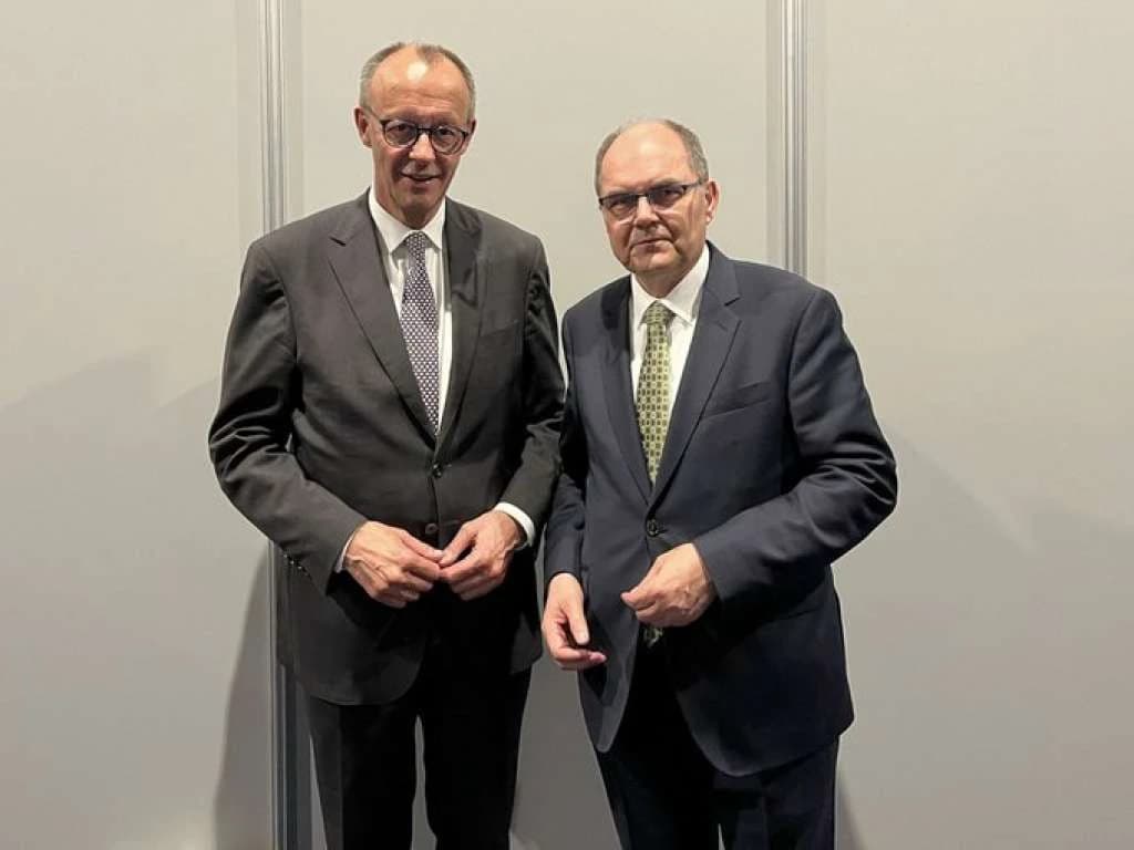 Friedrich Merz i Christian Schmidt