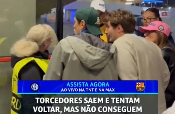 Osiguranje im nije dozvolilo povratak na stadion
