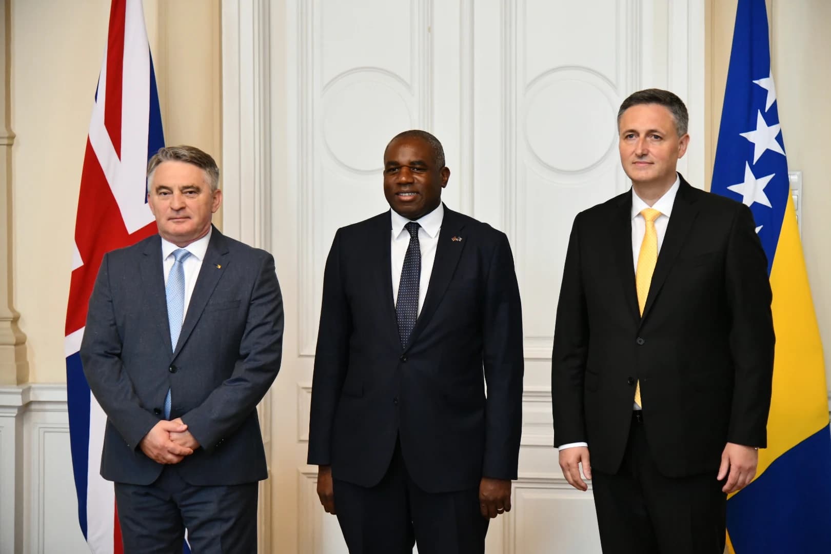 Željko Komšić, David Lammy i Denis Bećirović