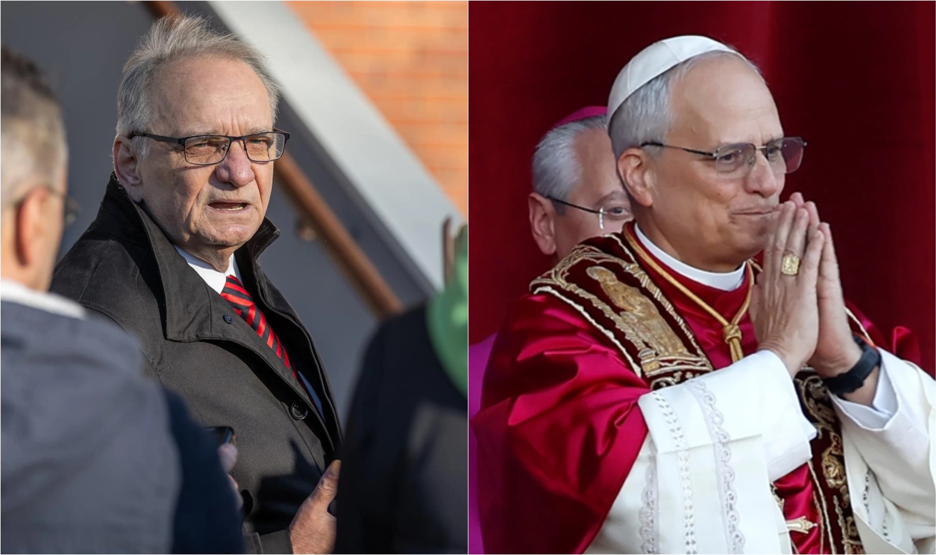 Branimir Glavaš i papa Lav XIV