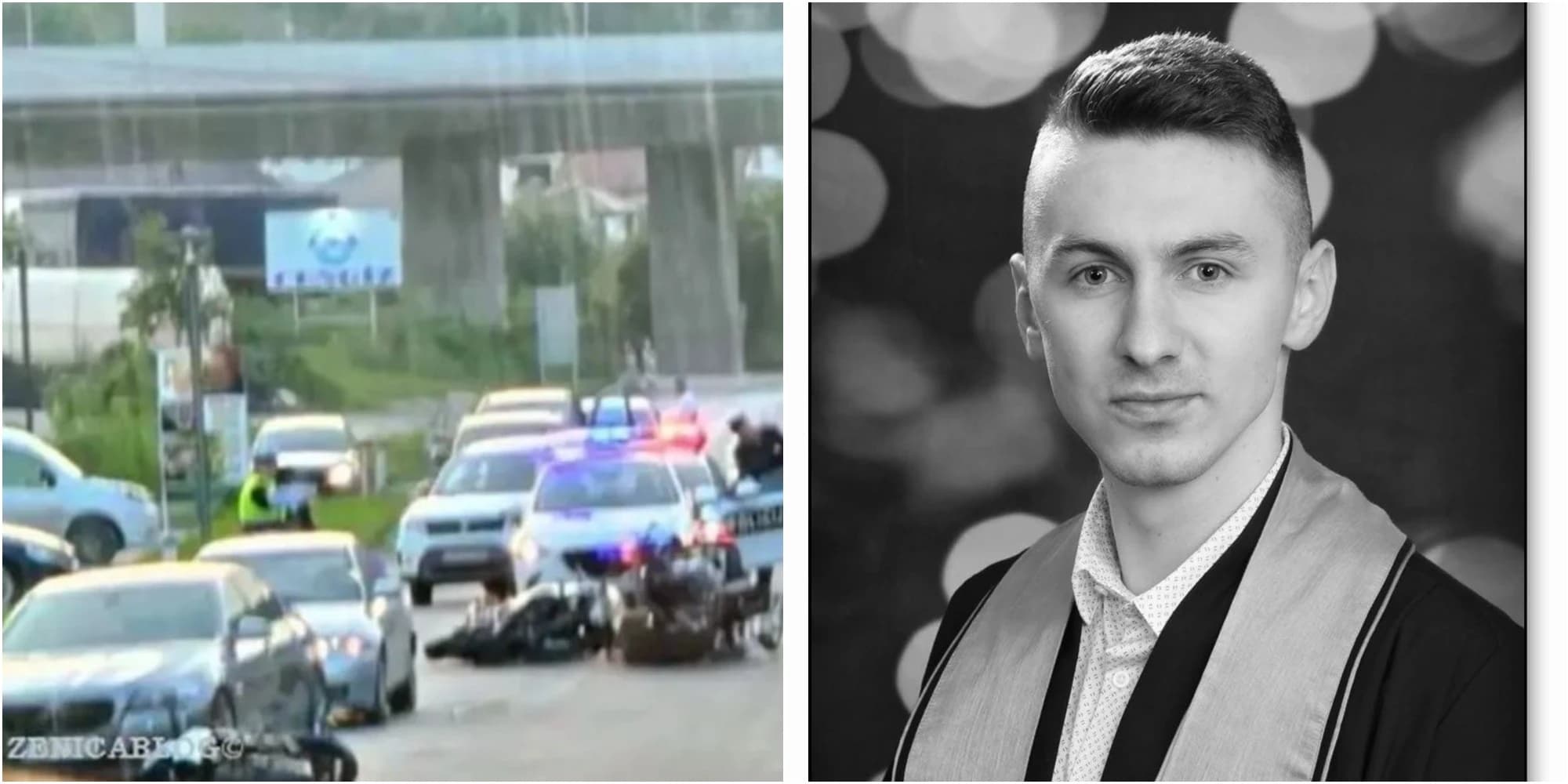 Semin Hasić je stradao na motociklu