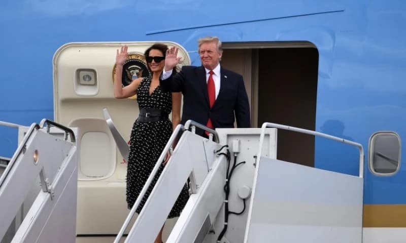 Donald Trump sa suprugom Melanijom