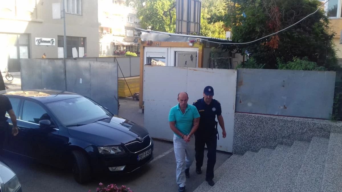 Dragan Radaković prilikom privođenja