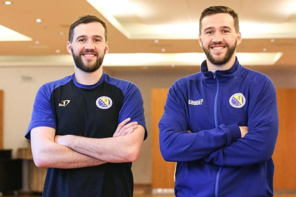 Braća Burić na jednom od okupljanja reprezentacije