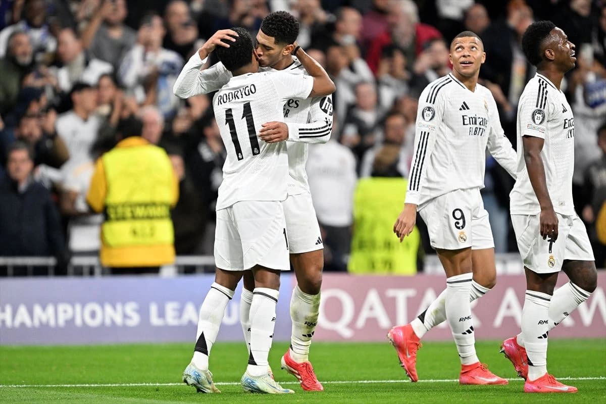 Rodrygo, Bellingham, Mbappe, Vinicius