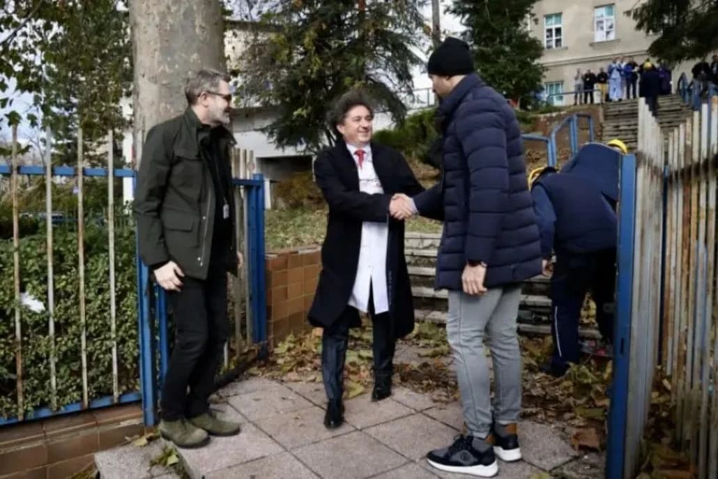 Detalj sa "svečanog" otvaranja kapija u KCUS-u