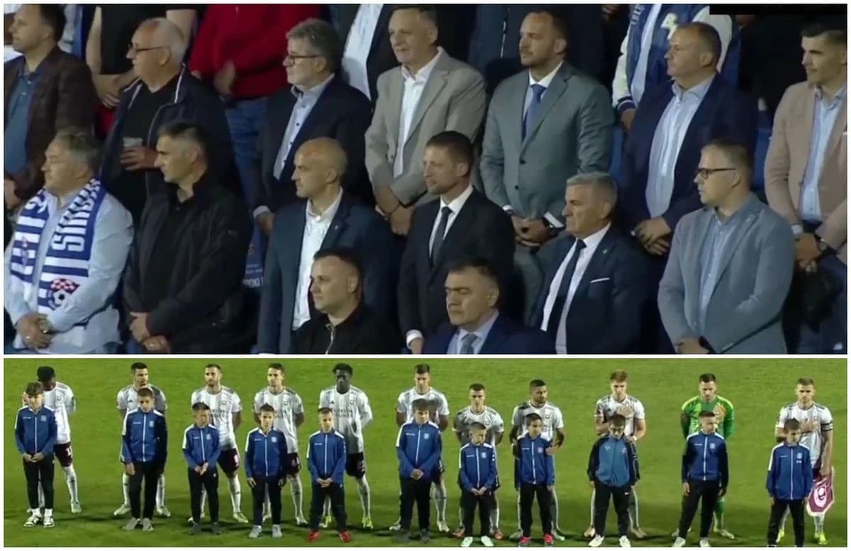 Ovako se himna BiH ispratila u loži i na terenu Pecare