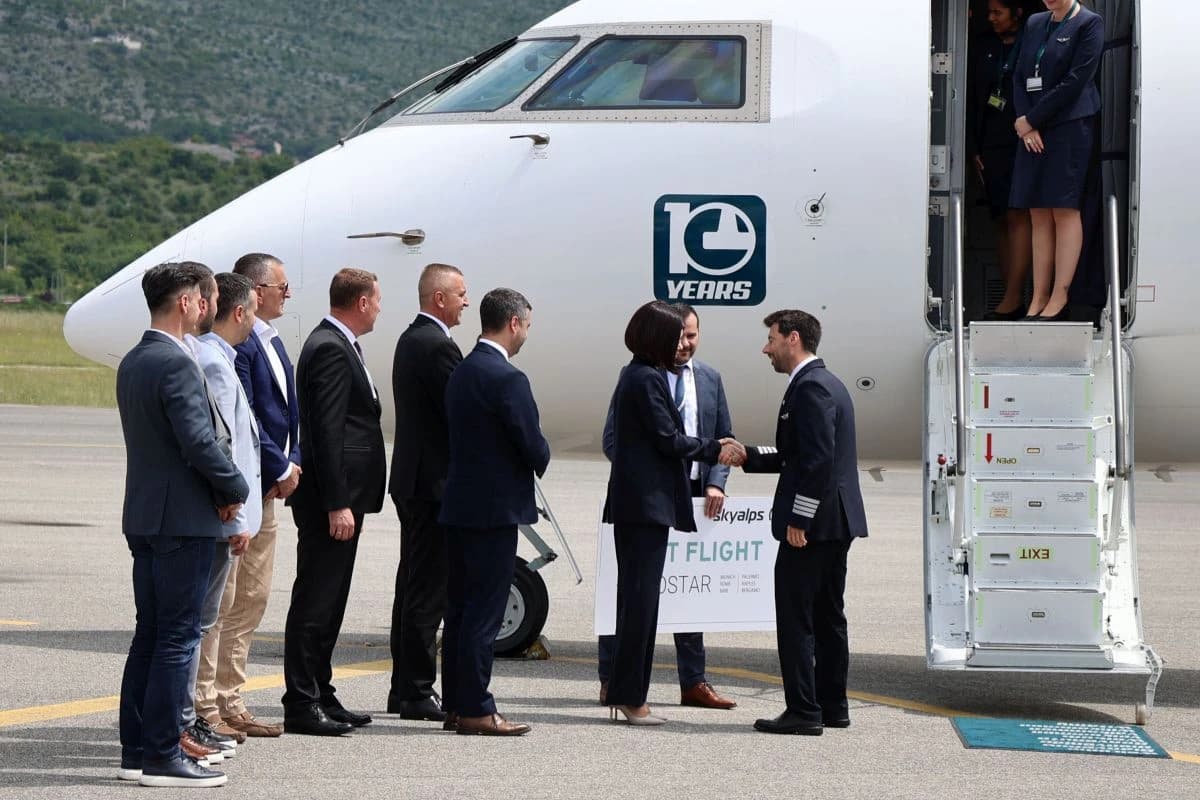 Doček za posadu i putnike u Mostaru