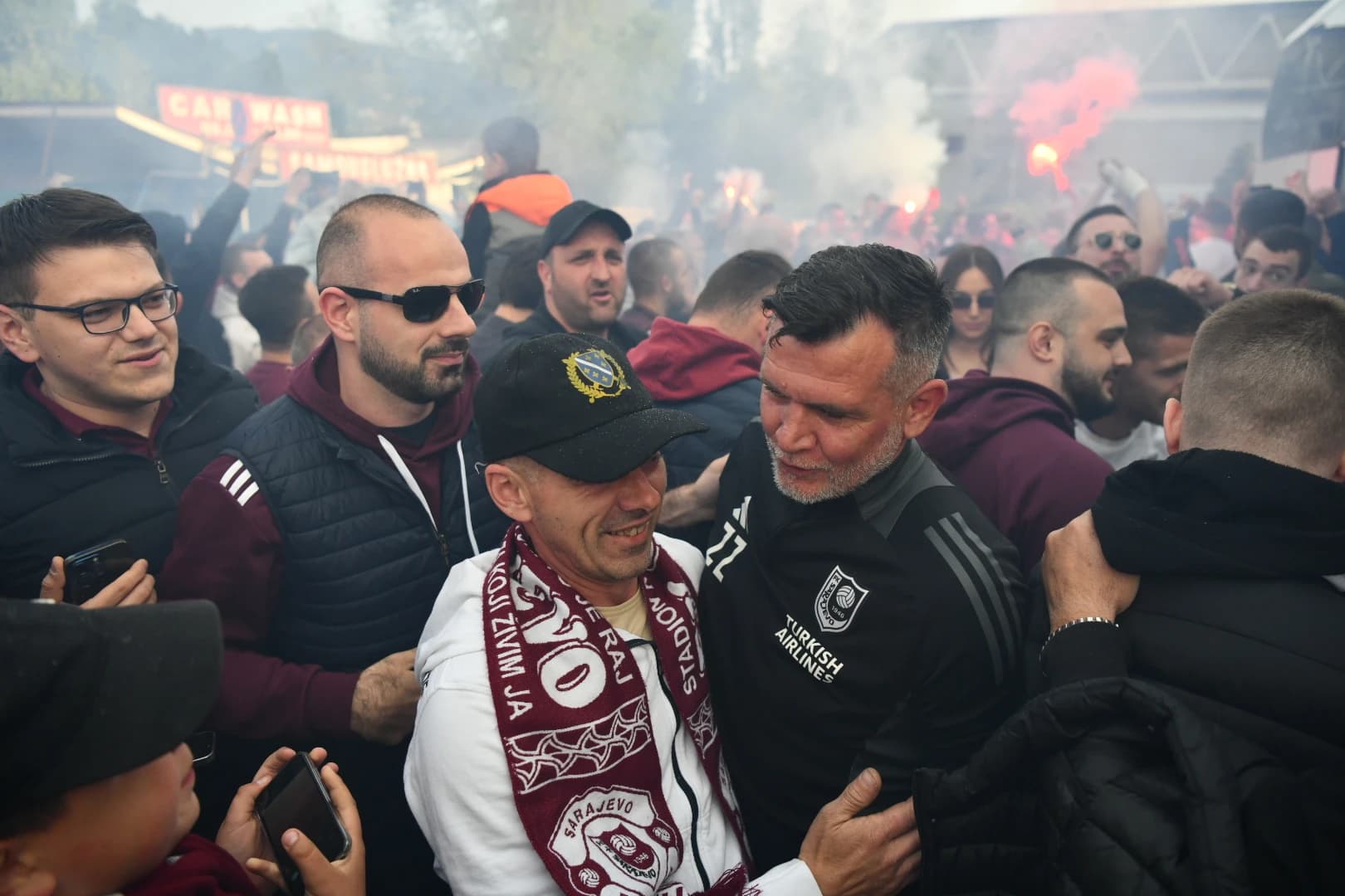 Zekić sinoć sa navijačima na Koševu