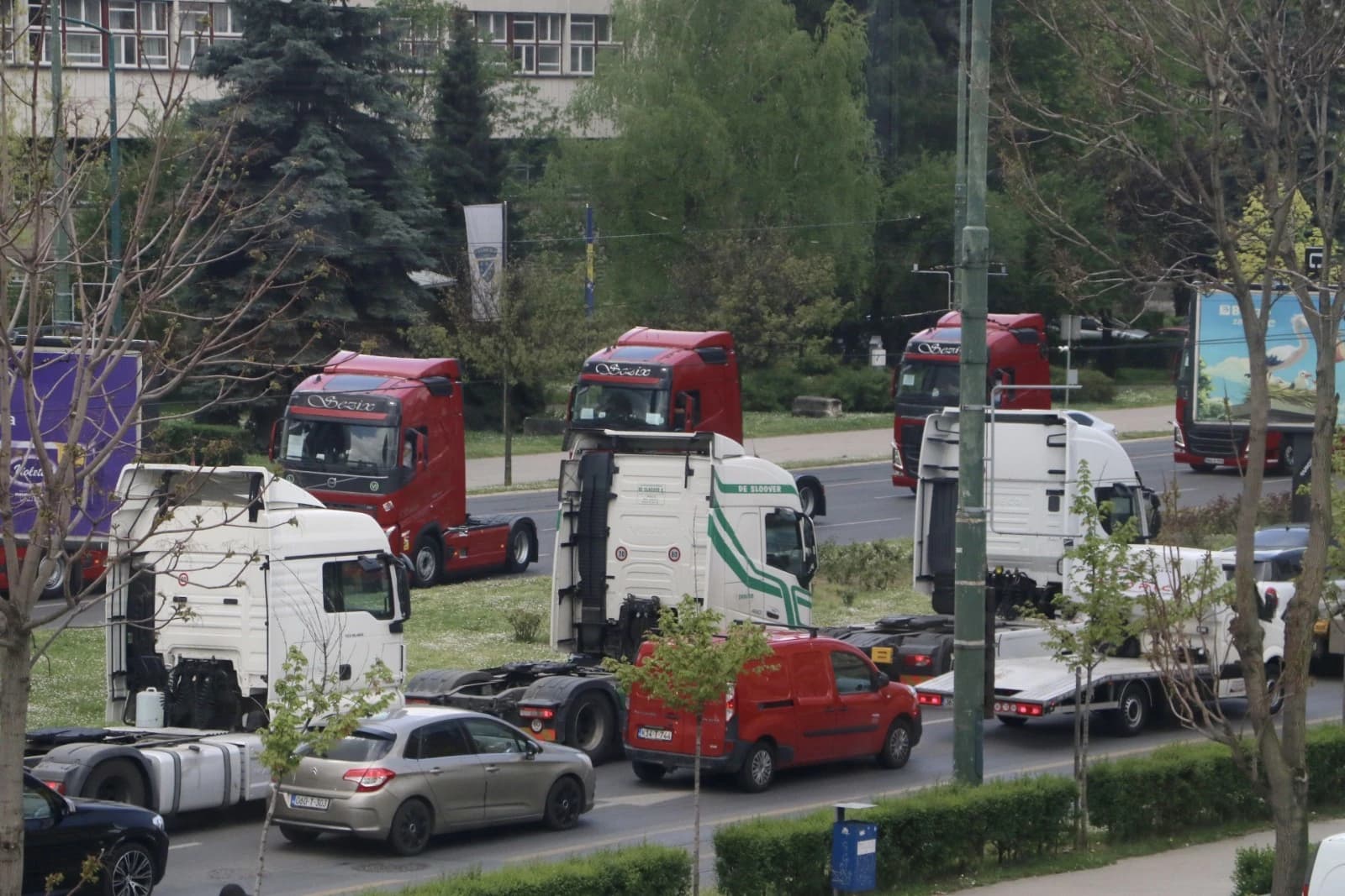 S protestne vožnje u Sarajevu