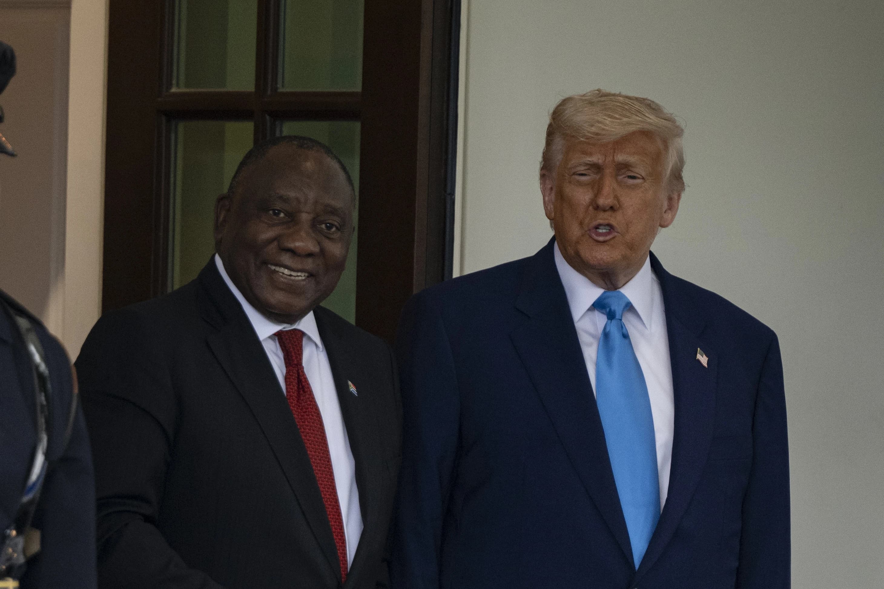 Cyril Ramaphosa i Donald Trump