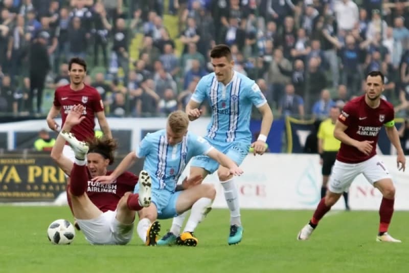Graovac iz perioda dok je nosio dres Željezničara
