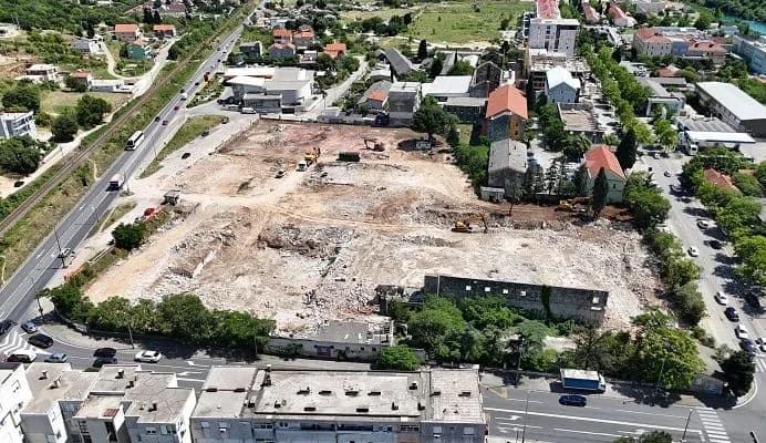 Prostor na kojem je bila nekadašnja Fabrika duhana Mostar