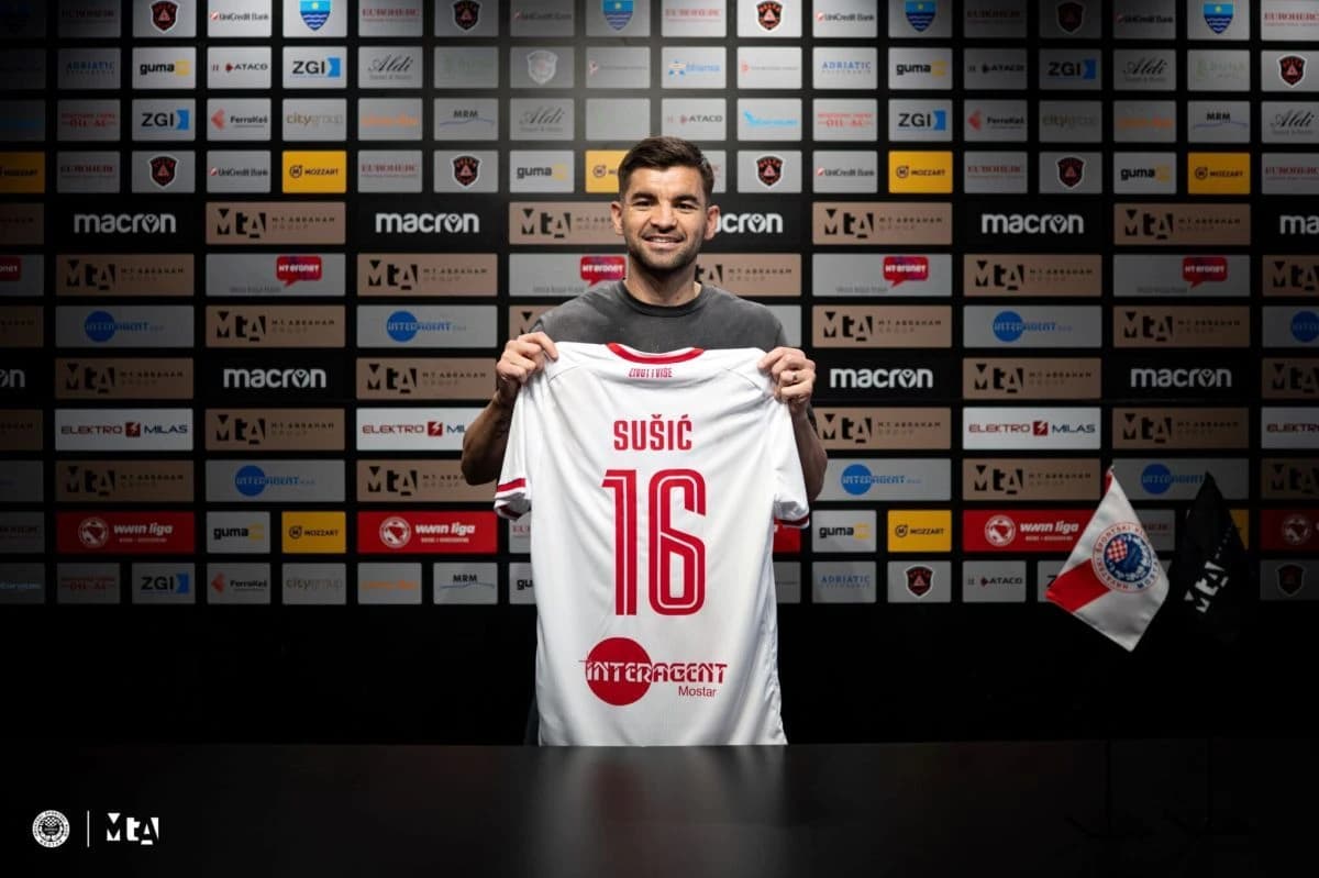 Sušić zadužio dres s brojem 16