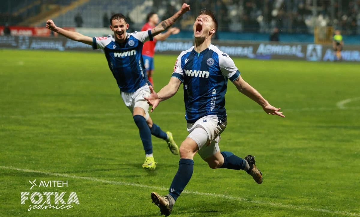 Šošić i Cvetanoski slave pobjedonosni gol Želje protiv Borca