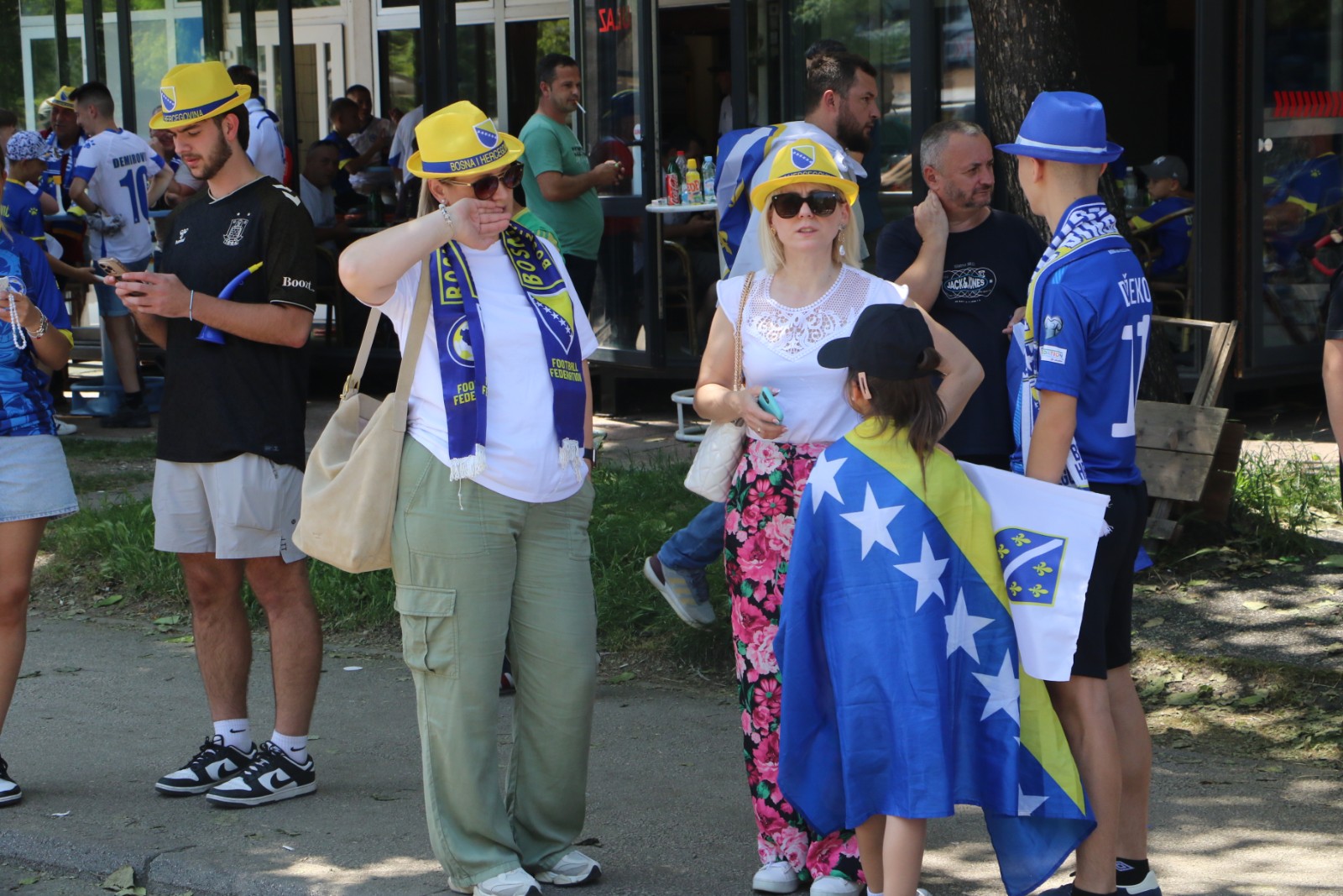 Atmosfera pred utekmicu  BiH San Marino