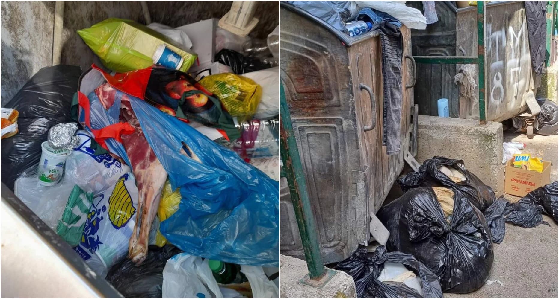 Kurbansko meso završilo u kontejneru