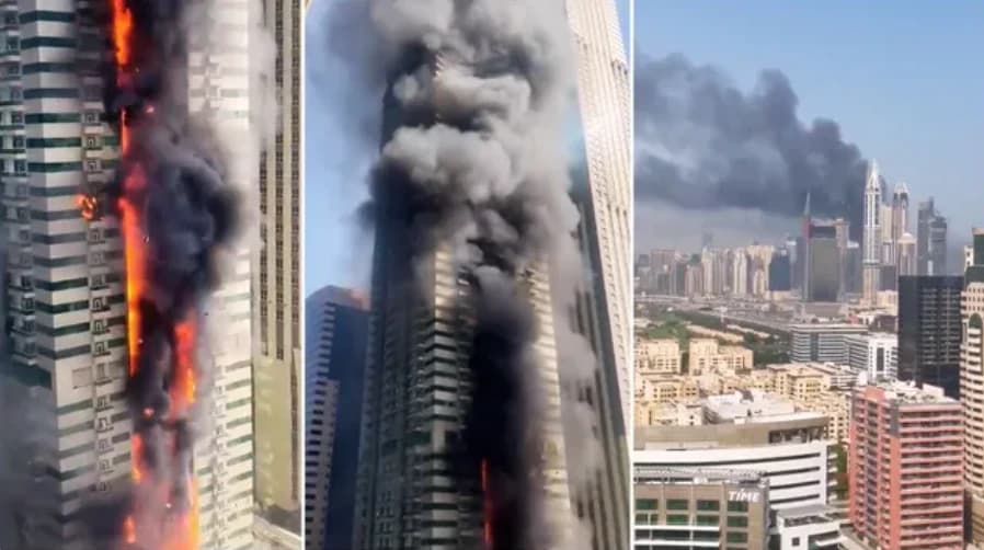 Vrliki požar u Dubaiju