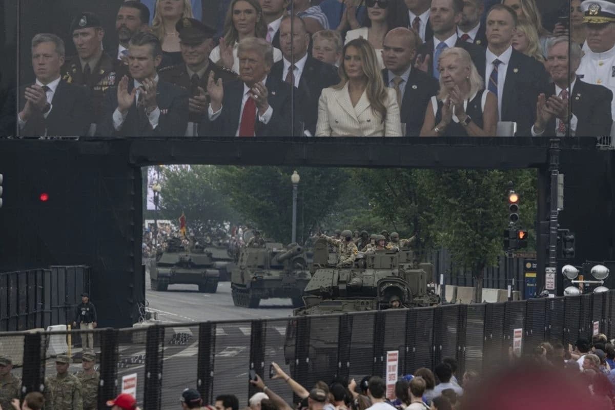 Donald Trump na paradi