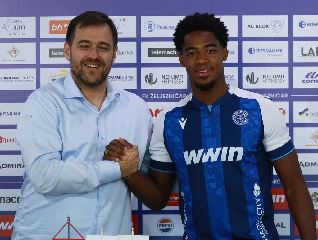 Predsjednik Željezničara Tunović i Collin Seedorf