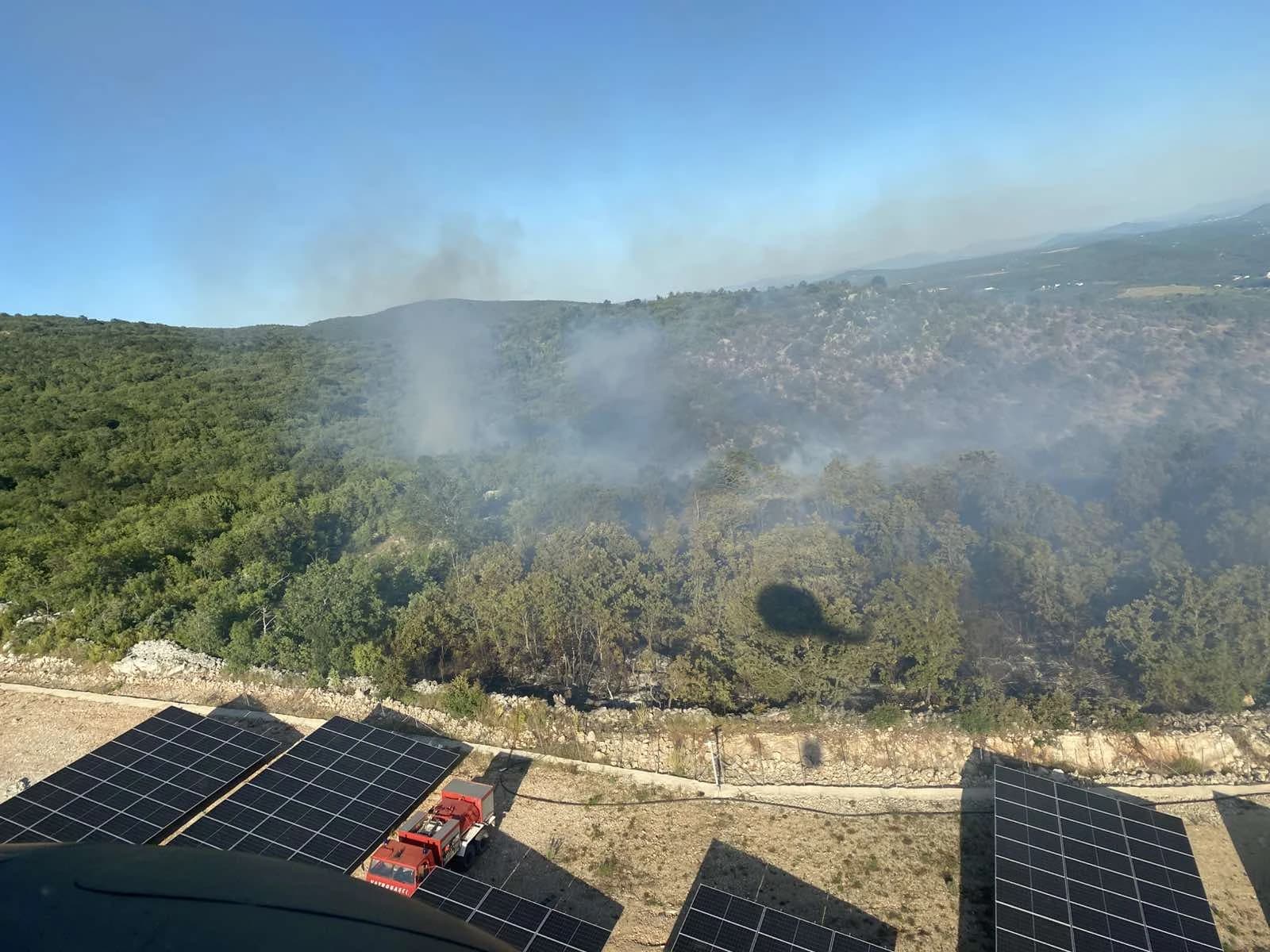 Helikopter OSBiH imao je značajnu ulogu u gašenju požara