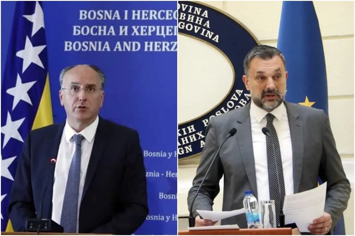 Ambasador Arnaut i ministar vanjskih poslova BiH Elmedin Konaković