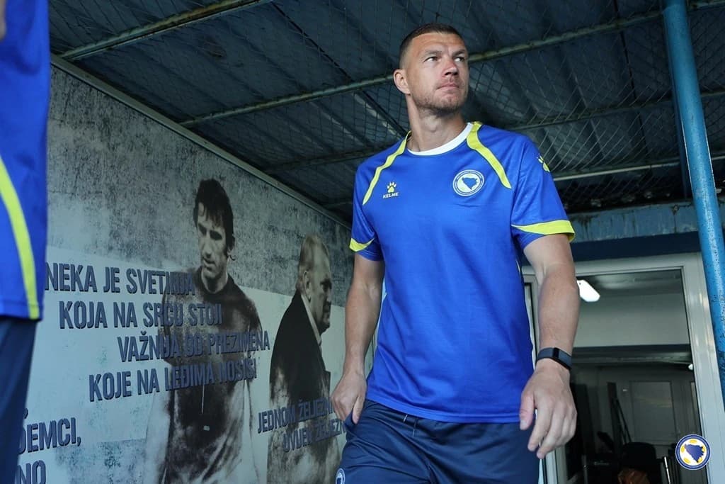 Edin Džeko nedavno je sa reprezentacijom gostovao na Grbavici