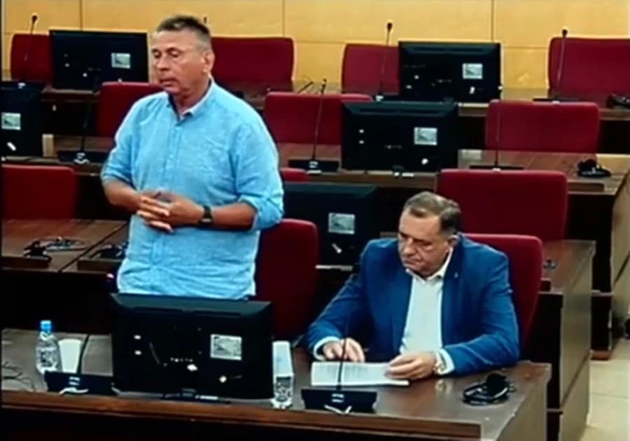 Milorad Dodik u sudnici