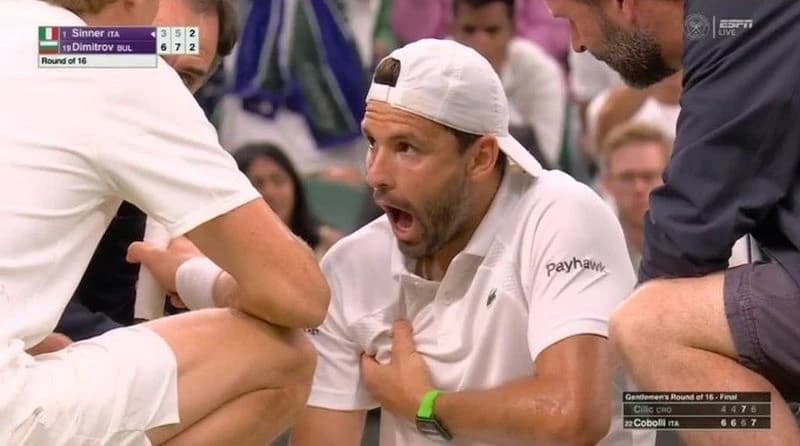 Dimitrov povrijedio rame