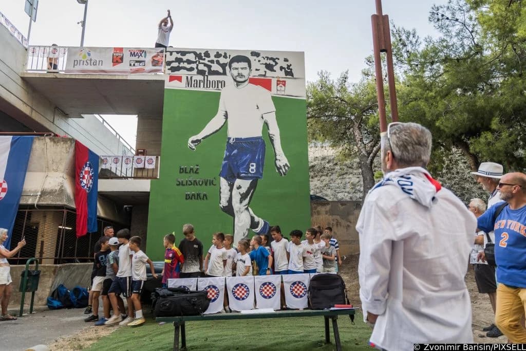 Baka Slišković dobio mural u Splitu, jedan detalj je poseban