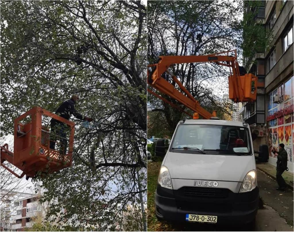 Akcija Parka kod zgrade Šibica