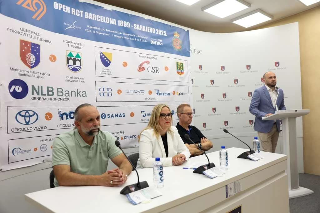 Na teniskom turniru Open RTC Barcelona 1899 - Sarajevo 2025 više od 100 takmičara iz 23 države