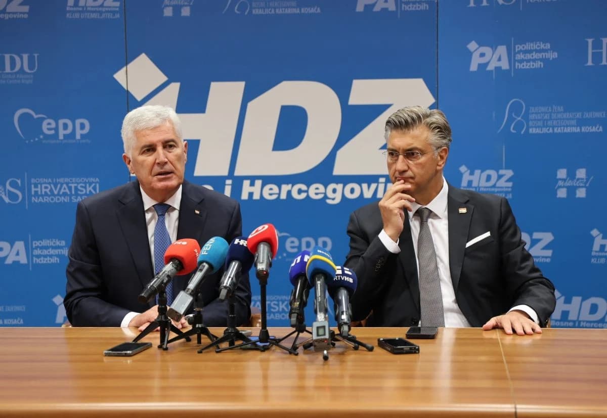 Sastanak Čovića i Plenkovića: Važno je očuvati stabilnost institucija BiH, odluke sudova moraju se poštovati
