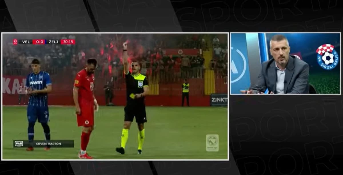Gigović pokazao crveni karton Hrkaću