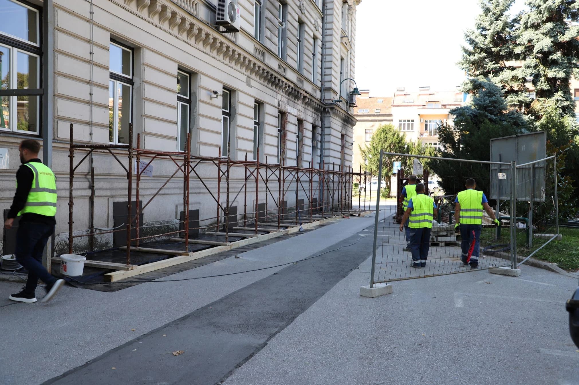 Počela sanacija i restauracija fasade zgrade Kantona Sarajevo i Općine Centar