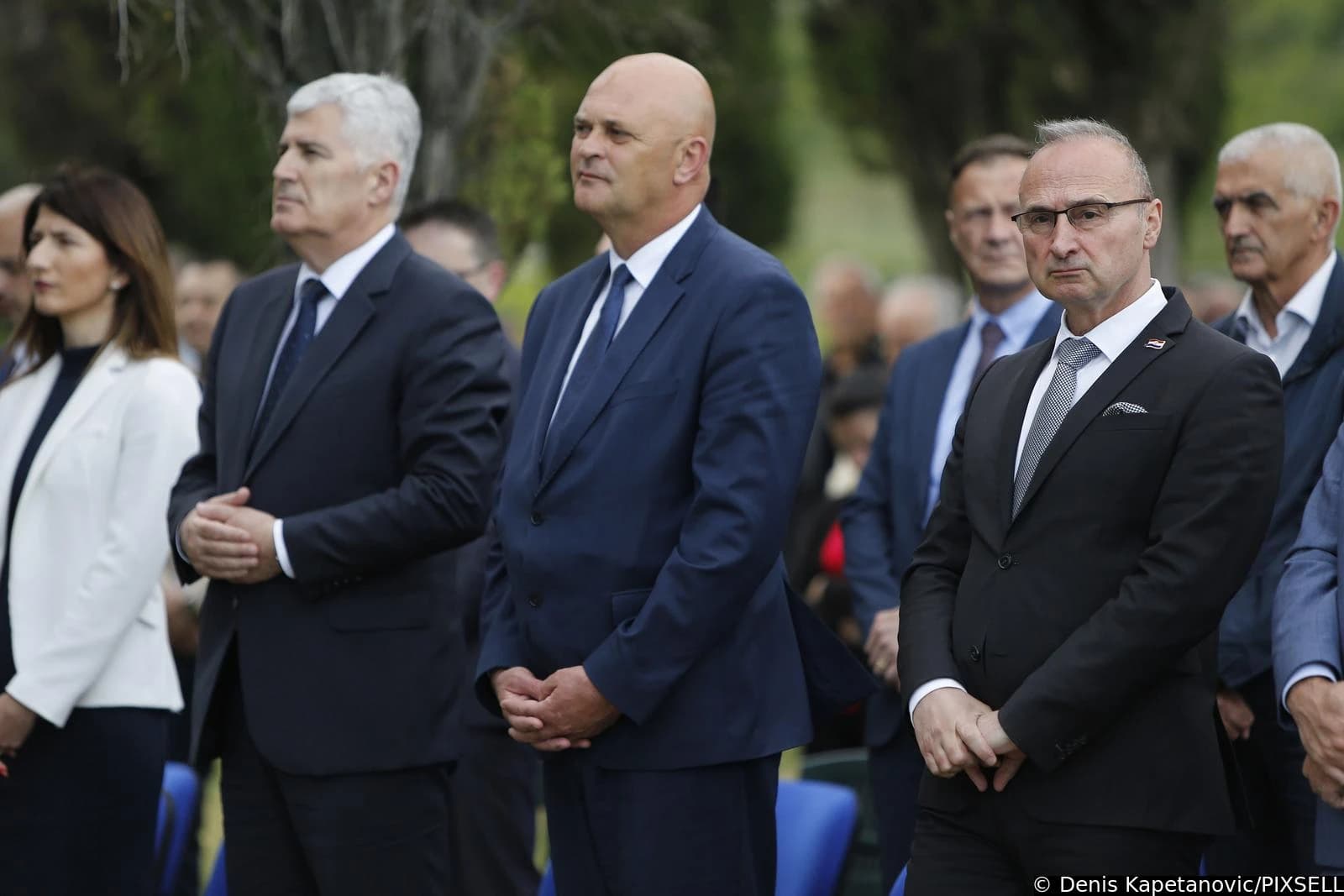 Gradonačelnik Stoca Stjepan Bošković (u sredini)