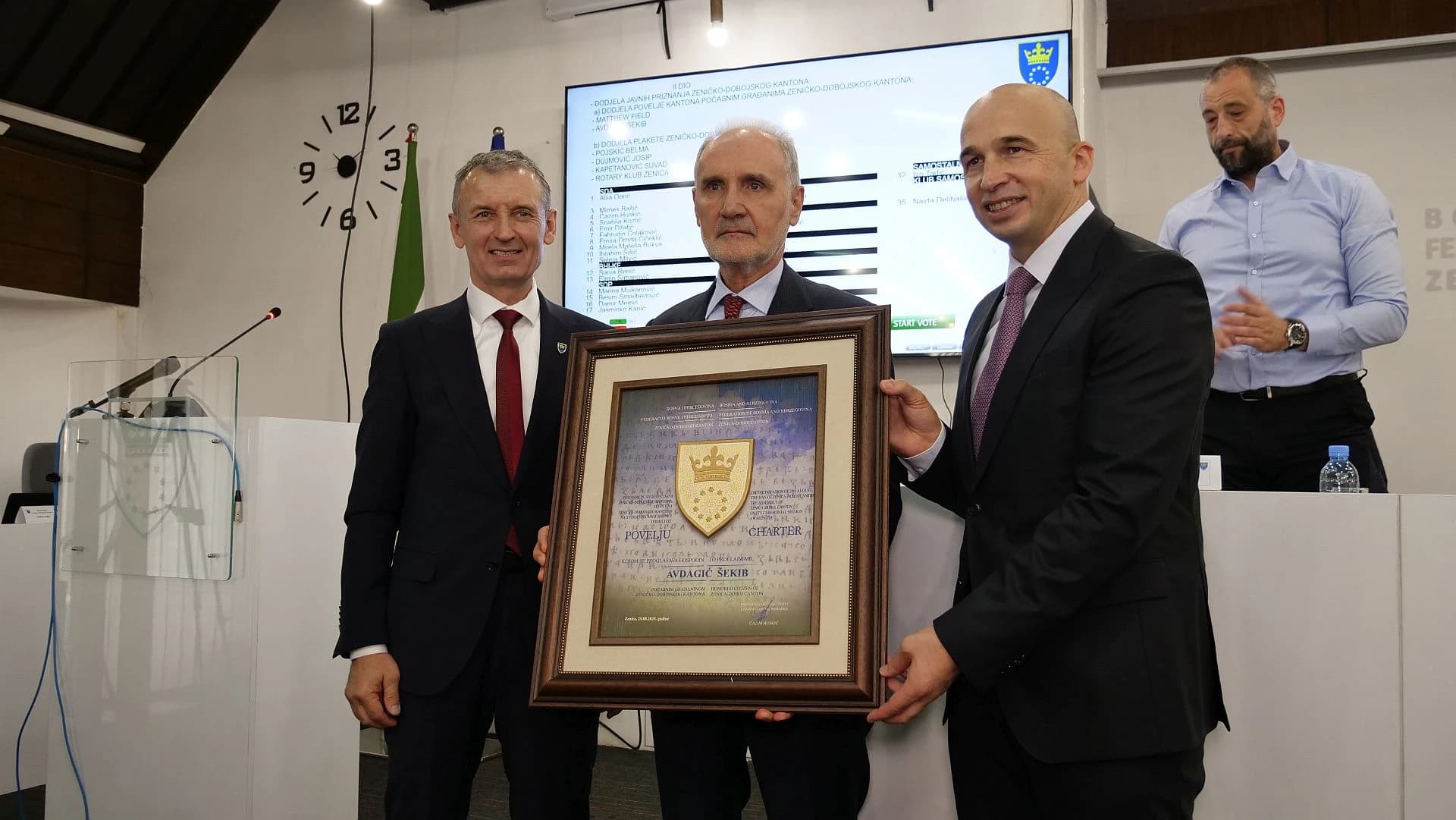 Obilježen Dan Zeničko-dobojskog kantona: Šekib Avdagić i Matthew Field počasni građani
