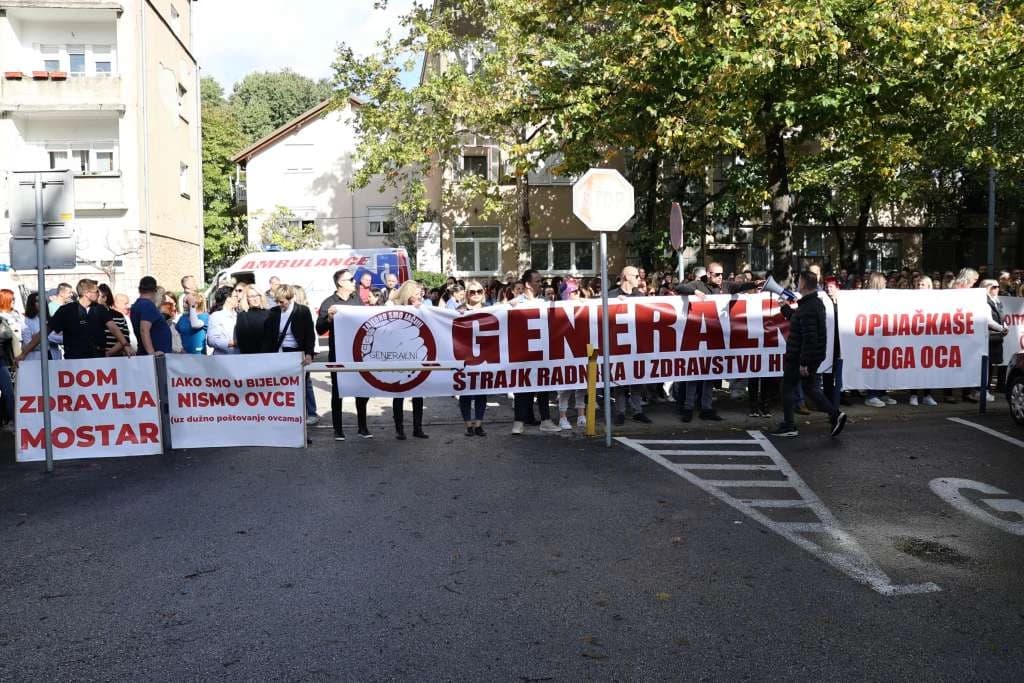 Općinski sud Mostar zabranio štrajk zdravstvenih radnika