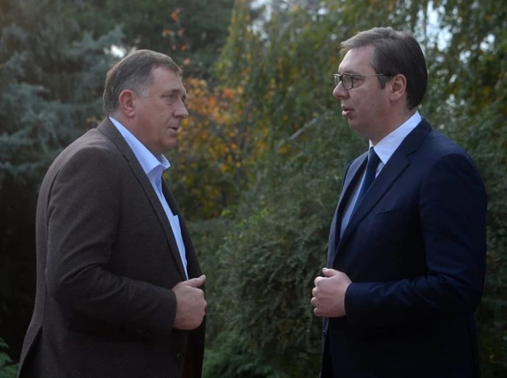Milorad Dodik i Aleksandar Vučić