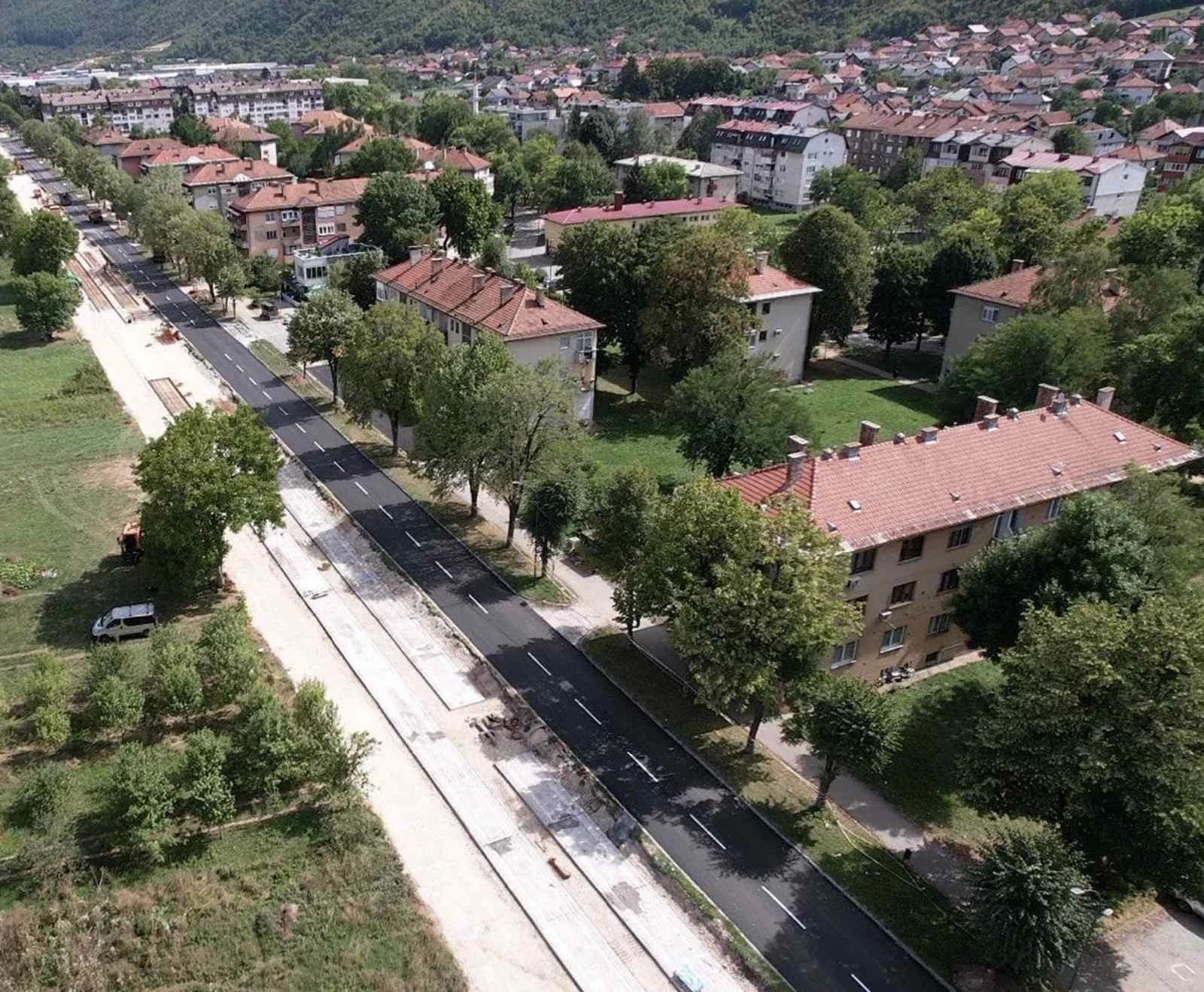 Nakon višemjesečne agonije: Završeni radovi na prvoj dionici saobraćajnice od kružnog toka u Hrasnici prema Famosu